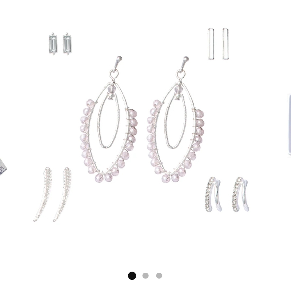 Silver Earring Set - Picture 9 of 10